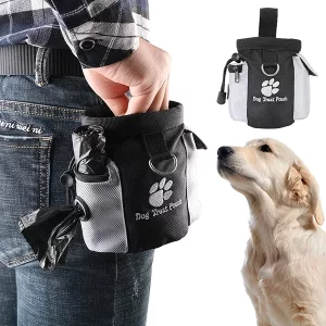 dog treat bag, dog treat pouch, dog training bag, dog training treat pouch, dog treat bag for training, dog treat holder, dog training pouch, dog treat bag for walks