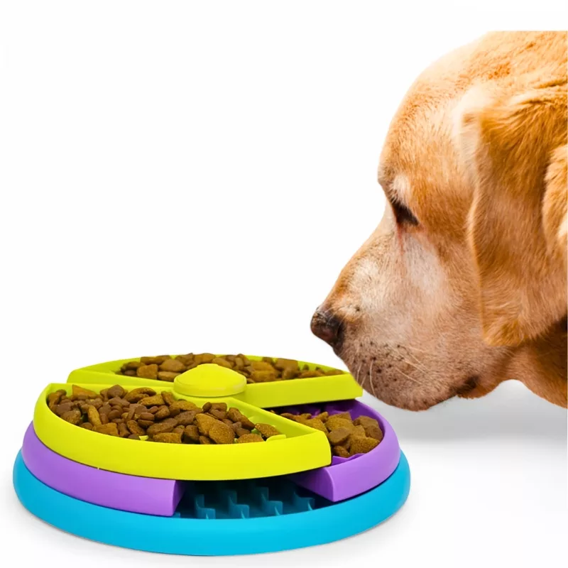 interactive dog toy, dog puzzle toy, dog treat dispenser, dog puzzle feeder