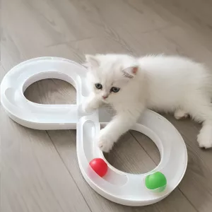 cat puzzle toy, cat exercise toy, catch ball toy