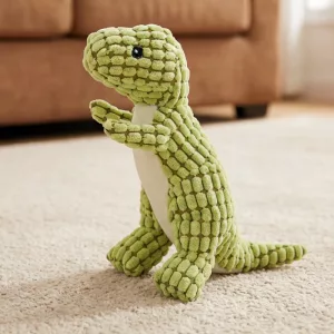 Cute Dog Fleece Chewy Dinosaur Toy
