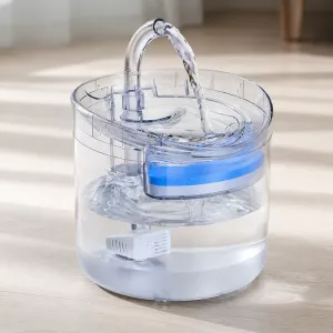 Ceramic Cat Water Fountain Bowl Automatic Dispenser Cotton Filter
