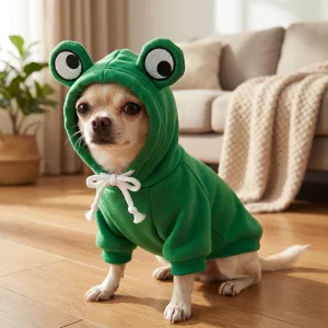 Cute Dog Costume Warm Hoodie