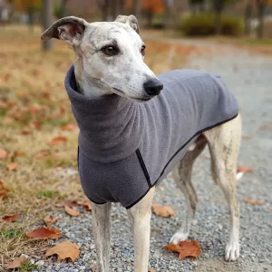 Warm Dog Turtleneck Coat Soft Pet Pyjamas with High Collar
